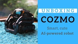 My Cozmo  UNBOXING review gameplay CUTEST ROBOT PET EVER [upl. by Anibla]