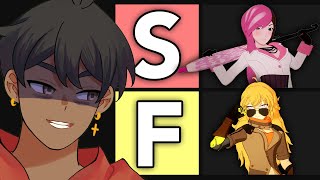 The OBJECTIVE RWBY Tier List Correct Edition [upl. by Hirz]