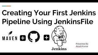 Creating Your First Jenkins Pipeline Project Using JenkinsFile  Jenkins Pipeline as a Code [upl. by Heron343]