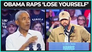 Eminem And Obama Team Up In Epic Fashion [upl. by Lemaj538]