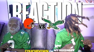 eagles vs browns reaction video with a fake fan [upl. by Adnorat]