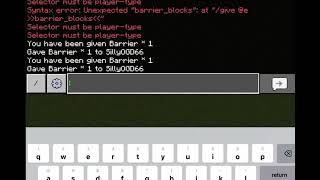 How to get a barrier block from a command in Minecraft bedrock and Java edition [upl. by Iand]