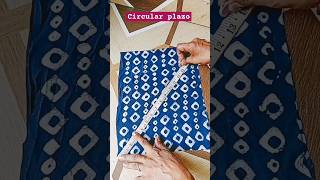 Circular plazo cuttingdiy ytshort viralsong shortvideo [upl. by Panayiotis364]