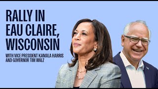 Wisconsin Rally with Vice President Kamala Harris and Governor Tim Walz  Harris 2024 [upl. by Ezri]