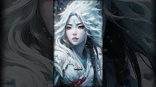 YukiOnna  LEsprit de la Neige du Folklore Japonais❄️ culturejaponaise japon [upl. by Relyt]