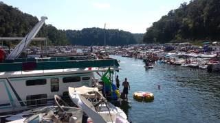 Cumberland Poker Run 2013 peak crowd [upl. by Aislehc266]