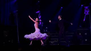 Derek Hough and Hayley Hough Tribute for Len Goodman  Moon River Waltz  Symphony of Dance Tour [upl. by Erimahs]