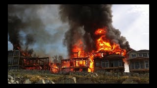 INCREDIBLE FIRE 5 HOUSES BURNED  FULL VERSION [upl. by Koller]