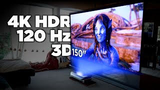 Die HeimkinoRevolution 150 Zoll 4K 3D HDR in jedem Raum  AWOL Vision LTV3500 Pro [upl. by Mackey]