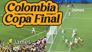 Jefferson Lerma goal with James Rodriguez assist  Colombia reach Final [upl. by Drofxer469]