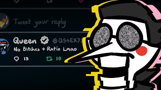 Spamton Gets Ratiod  Deltarune Animation [upl. by Llertak]