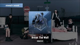 NMIXX  Break The Wall slowed  reverb [upl. by Annonyw]