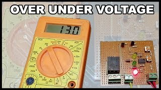 How to make over under voltage protection circuit [upl. by Hurty]