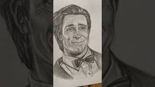 Drawing Patrick Bateman 🔥art sketch artist patrickbateman drawing shorts [upl. by Steffi]