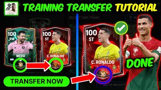 How To Do Training Transfer In FC Mobile  Full Tutorial Mr Believer [upl. by Enaht]