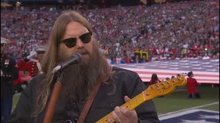 Chris Stapleton Sings the National Anthem at Super Bowl LVII [upl. by Berg558]