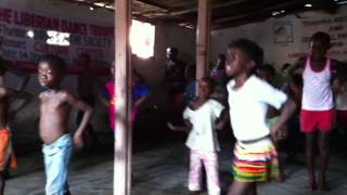 Liberian Dance Troupe in rehearsal 1 [upl. by Enaerb]