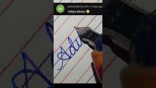 How to write the alphabet AtoZ in cursive writingHandwriting practice cursivehandwriting our name [upl. by Asilad]