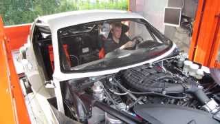 Ginetta G55 GT4 paddleshift dyno testing [upl. by Neyuh279]