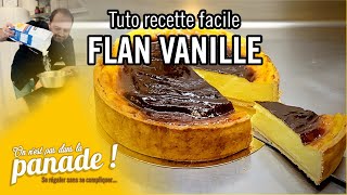 Recette facile de FLAN VANILLE Flan Pâtissier Flan Parisien [upl. by Adnohsor]