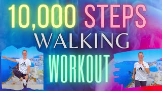 10000 STEPS WALKING WORKOUT  10K Steps Challenge [upl. by Glynias]