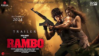 RAMBO  Trailer  Tiger Shroff  Rashmika Mandanna  Vidyut Jammwal  Siddharth Anand  Pooja Ent [upl. by Eednil]