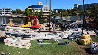 Varsity Lakes Boardwalk Renewal on Lake Orr Gold Coast Queensland [upl. by Einahpit]