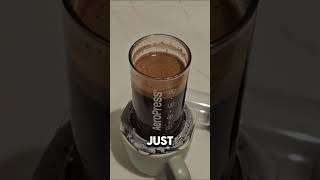 AeroPress Clear Coffee Press shortsvideo shortsfeed [upl. by Elaen]