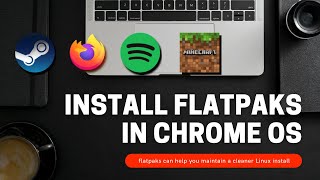 Install Flatpaks in Chrome OS [upl. by Aiclef]