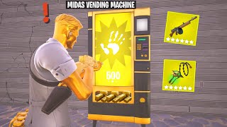 I Only Used MIDAS Vending Machines In Fortnite [upl. by Schlosser]