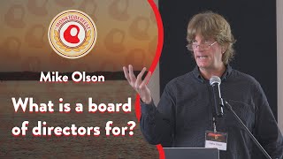 What is a Board of Directors For  Mike Olson  Monktoberfest 2023 [upl. by Kcirrem]