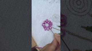 Flower Design handembrodiery diy handembrodery [upl. by Janene]