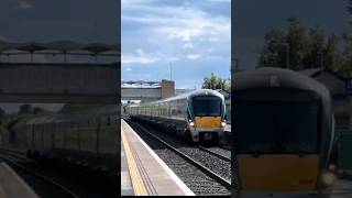 New carriages Irish trainstrain trainspotting ireland [upl. by Neehs328]