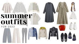 MY SUMMER OUTFITS FOR 2022  CREATING 21 OUTFIT OUT OF 21 PIECES  capsulewardrobe [upl. by Becka]