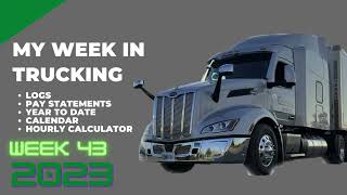 Six Figure Trucking  Week 43 2023 [upl. by Keven]