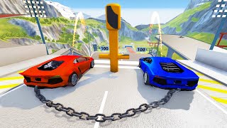 Satisfying Car Crashes Compilation 12 Beamng Drive Car Shredding Experiment [upl. by Nosirb]