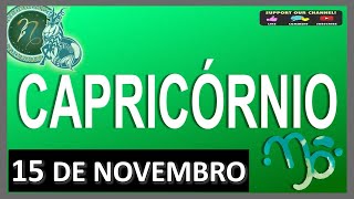 Horóscopo do Dia CAPRICÓRNIO 15 de Novembro de 2024 [upl. by Eelasor873]