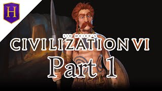 Civilization VI Gaul  Part 1  Warband [upl. by Filide]