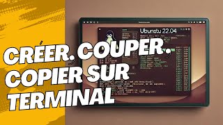 Créer couper coller sur terminal [upl. by Ahsikad]