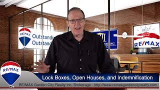 Lock Boxes Open Houses and Indemnification [upl. by Biel]