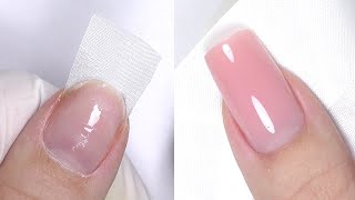 Silk Wrap Nail Extensions Tutorial [upl. by Pentheam]