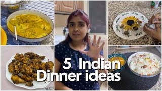 5 Dinner ideas for Indian family  quick and easy recipes and ideas [upl. by Stelle]