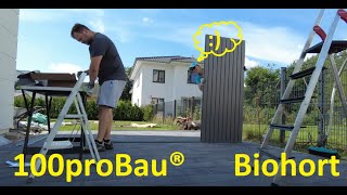 Aufbau von Biohort Gartenhaus Avantgarde A6 100proBau GaLaBau [upl. by Annaeg]