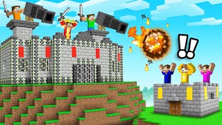 Building A MEGA CASTLE To FIGHT My Friend Minecraft [upl. by On]