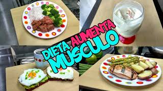 DIETA de 2500 CALORÍAS AL DÍA 🥑 para ganar MASA MUSCULAR 🤯 [upl. by Novert919]