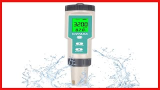 Digital Salinity Tester for Salt Water  Aquarium Salinity Meter with ATC IP67 Waterproof [upl. by Adnalram605]