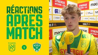 FC Nantes  AS SaintÉtienne  la réaction des joueurs [upl. by Aihseyk]