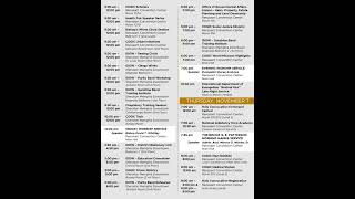 COGIC Weekly Service Schedule for the 116th Holy Convocation  See What’s Happening Next Saints [upl. by Ginnifer936]