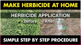 How to make WEED KILLER  HERBICIDE at home  How to Kill weeds Naturally  Organic Herbicide [upl. by Basia]