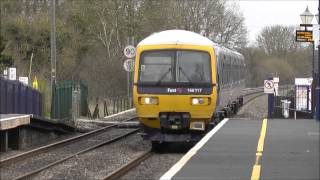 Trains at Tackley 300315 [upl. by Bonnice309]